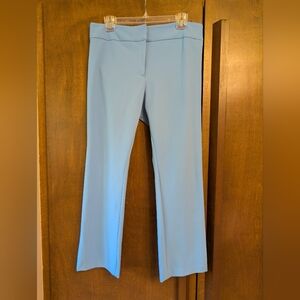 Veronica Beard Rumi Bright Cornflower Blue Cropped Ankle Pants